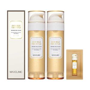 [맥스클리닉][홈쇼핑 최신상] 맥스클리닉 오일 폼 클렌징 더블 트러플 바이옴 110g 2개+샘플