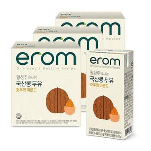 갤러리아_[이롬] 황성주 국산콩 두유 호두와 아몬드 48팩 (190ml x 16팩 x 3