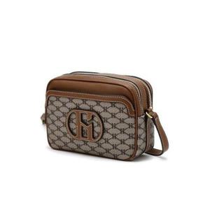 갤러리아_헤지스핸드백 여성 그레이 컬러배색 가죽 크로스백 HIWA3E520G2