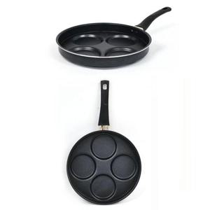 4구에그팬 원형 4구 후라이팬 에그팬 계란팬 24x4cm 8호 팬케이크후라이팬 HWAC67A5