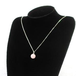 장미수정 로즈쿼츠볼 천연원석 실버펜던트 은925 수정구슬 원형볼