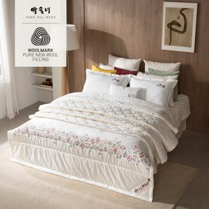 [GK+GK]방송에서만/ 호주산  양모 100%  누빔 이불 겸 패드 1+1세트[박술녀 연모4]