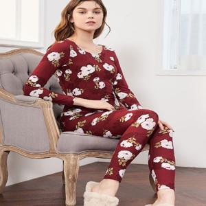 [라페어]그레이스 로사 웜웨어 세트 LWSEJ033-WI