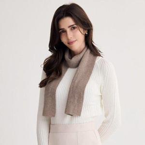 갤러리아_[닥스]캐시미어 미니 골지 니트 머플러 FKI508I(케이스,쇼핑백포