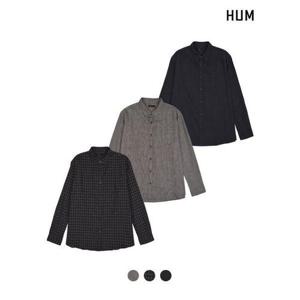 [흄]여) 세미오버핏 플란넬 체크셔츠(FHOFCSL501M)