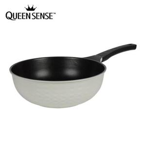 퀸센스 인덕션겸용 티타늄 궁중팬 30cm 주방 웍 볶음팬 세라믹 코팅 후라이팬