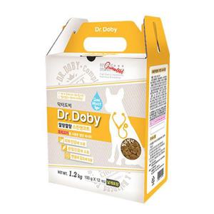 닥터도비말랑말랑 오리 1.2kg (100g 12팩) 반건조사료
