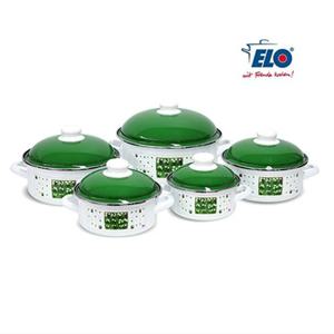 ELO 글뤽스블룸 법랑냄비 5종세트(양수 14cm, 16cm, 18cm, 20cm , 24cm)