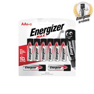 에너자이저 맥스 건전지 AA/AAA 6+2입 (총8입)