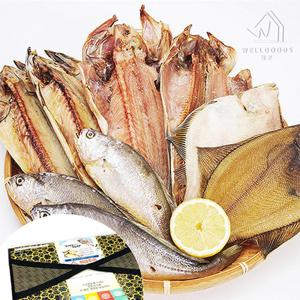 [바로배송][웰굿]속초특산물 반건조생선 선물세트 5호(고등어2,임연수1,볼락1,가자미2,부세3,민어2)