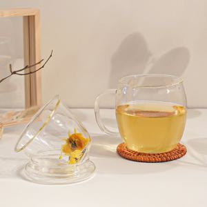 인블룸 T 내열유리 차거름망 머그컵 500ml 2P세트