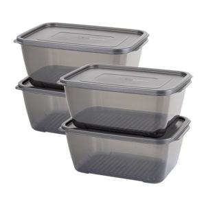 이지앤프리 블랙킵 에디션 냉장고정리용기 3L 4P