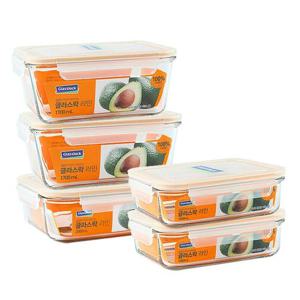 갤러리아_글라스락 엄마의 마음 I세트 유리 밀폐용기