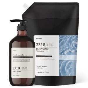 메르헨트 모이스처라이징 퍼퓸 바디워시 500ml + 2000ml 세트 대용량 바디클렌저 약산성 향기좋은
