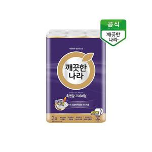 [깨끗한나라]롤티슈 촉앤감케어 프리미엄 30m 30롤 1개