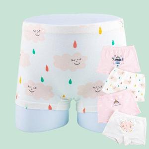 뭉게구름 여아 아동팬티[4매입] 유아사각팬티 드로즈팬티세트 어린이면속옷 아기 키즈 주니어드로우즈