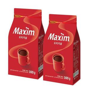 [맥심]동서 맥심 오리지날 300g 2개 리필 블랙 알커피 (13063512)