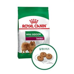 로얄캐닌 독 미니 인도어 시니어 1.5kg 강아지 사료 W2D31E9