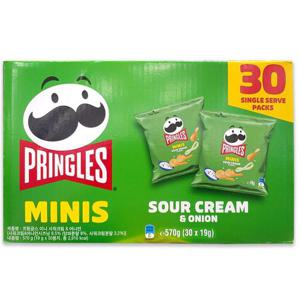 [코스트코] 프링글스 미니 사워크림 & 어니언 감자칩 570g(19g x 30개) 스낵 안주