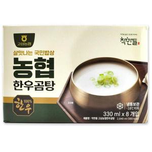 [코스트코] 착한들 고삼 농협 한우 사골 곰탕 2640ml (330ml x 8개)