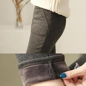 [웬디즈갤러리]웜 밍크 바지 / 융기모 스판 허리밴딩 겨울 여성 LPT017