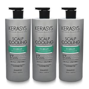 케라시스 두피 쿨링 단백질 샴푸 750ml X 3개