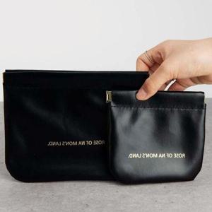 [에이치플러스몰]화장품 자석 블랙 립스틱파우치 악세사리 소형 파우치