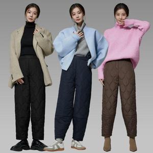 [바네사리찌][메시제이] 퍼 퀼팅 팬츠 3종