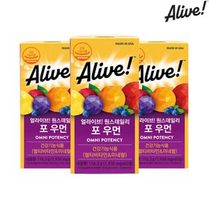 얼라이브 멀티비타민 포 우먼 60정 3병