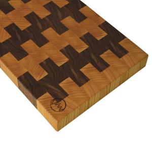 [제이슨우드] 엔드그레인도마 캄포도마 나무도마 캄포나무도마, 월넛=느티 혼합_대