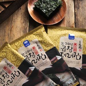 완도명가 갓구워낸곱창재래김 무조미 5매x10봉