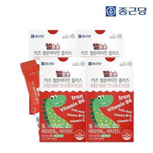 갤러리아_종근당 젤튼튼 키즈 철분 비타민 플러스 30포 4박스