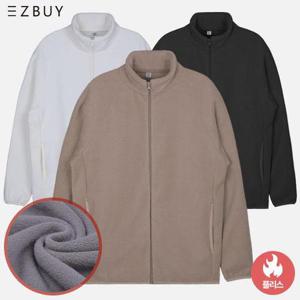 이지바이 핫유닛 남여공용 겨울 데일리 기모 플리스 집업 방풍 폴라텍 자켓(M5WJ12)