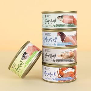 한캔뚝딱 프리미엄 영양특식 고양이캔 치킨 콤보 85g 24개