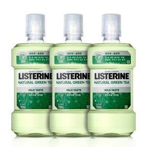 리스테린 내추럴 그린티 마일드 750ml x 3개 / 순한맛