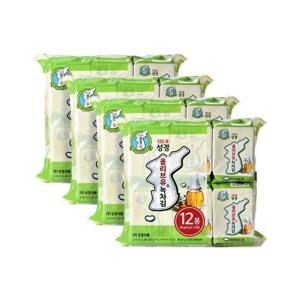 [지도표 성경김/본사운영] 올리브 녹차 도시락김 식탁김 4g 총 48봉(12봉 4세트)