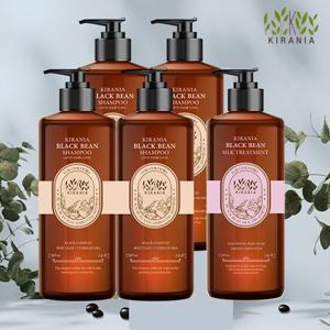 [그 유명한][키라니아] 블랙빈(서리태) 탈모샴푸 패키지(730ml 4종+실크트리트먼트1종)