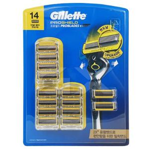 질레트프로쉴드 면도날 14개