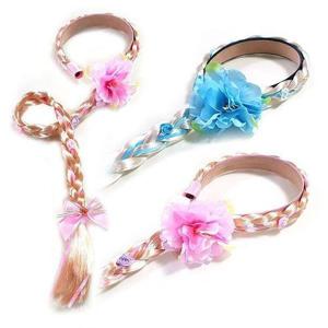 [에이치플러스몰]엘사 라푼젤 헤어밴드 유아동 엘사가발