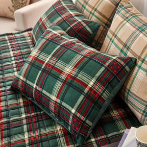 빈티지 체크 국산 워싱마이크로 베개커버50X70 2컬러