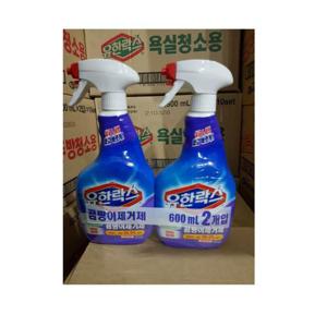 욕실청소 2개입 600ml 곰팡이전용세정제 유한락스 곰팡이제거제 WFKQJC6
