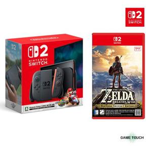 닌텐도 스위치 2 본체 마리오카트 월드 세트 + 젤다의 전설 야생의 숨결