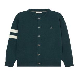 헤지스 남성 블루 라인배색 울혼방 가디건  (HZSW4D200T3)