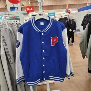 에스핏 HC35 소매배색기모 야구점퍼  SKX710UKJP03