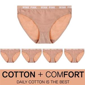 [마이핏]살색 여성팬티 5매 순면팬티 여성팬티세트 학생속옷 고등학생팬티