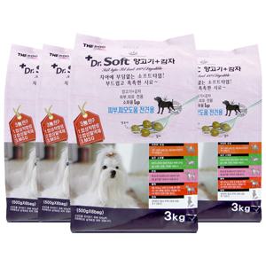 닥터소프트 양고기+감자3kg X 4개 + 계란찜 1박스 랜덤 증정