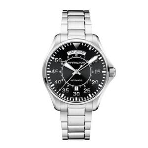 [해밀턴]남성 메탈 시계 카키 에비에이션 H64615135