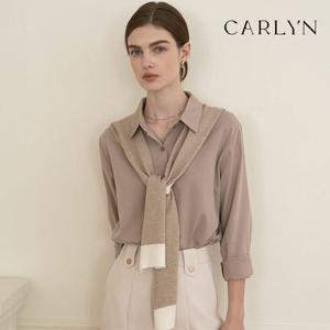 갤러리아_[칼린] 보더가디건 숄 머플러 S734MX302