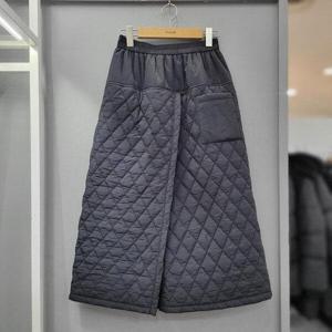 [무자크]누빔 랩스타일 치마바지   MO9WSK10