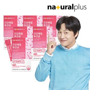[내츄럴플러스] 건강해질 유산균 30포 6박스 + 쇼핑백 / 여성 질유래 특허유산균 아연 함유